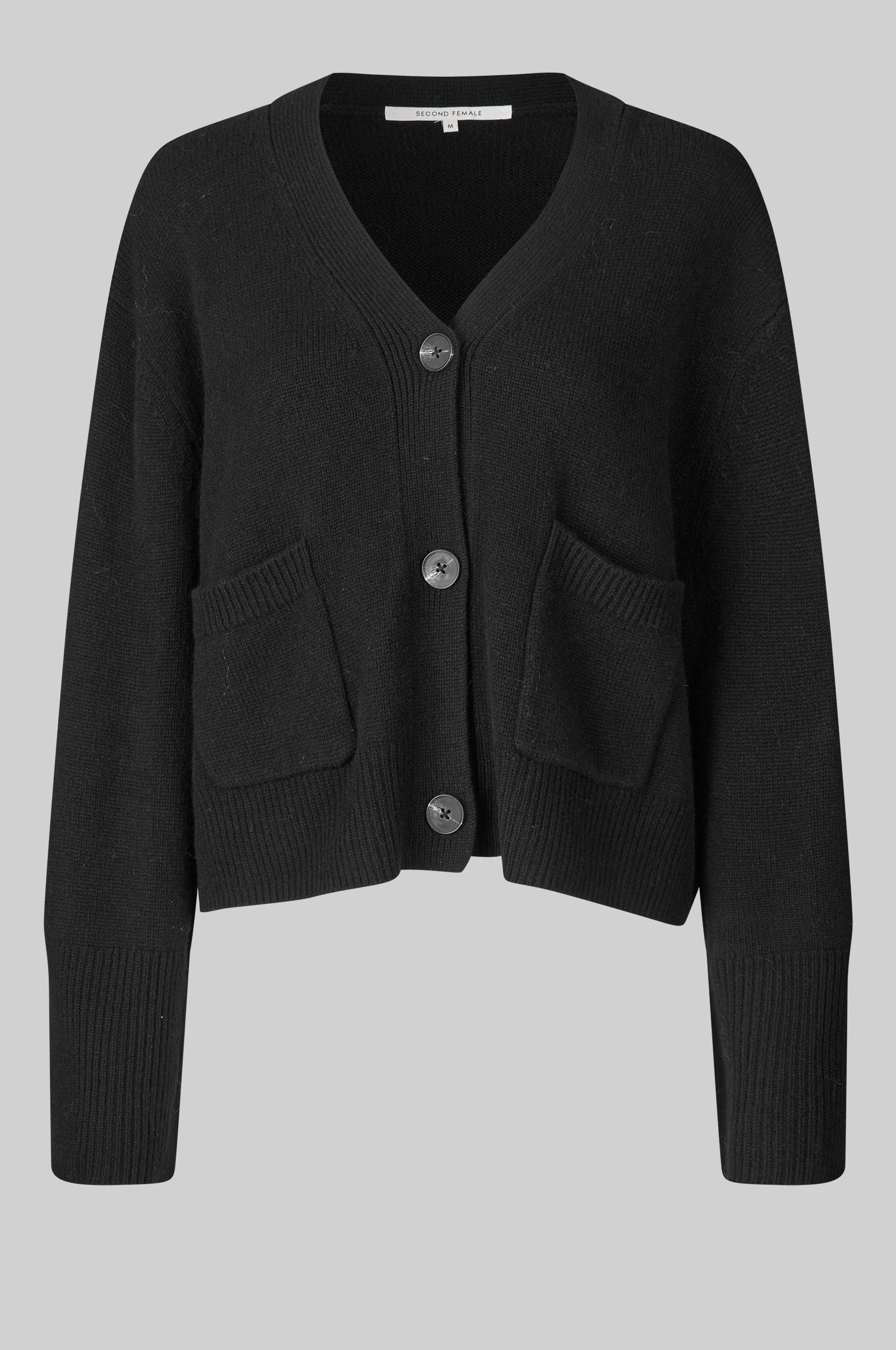 売れ筋商品|||ゲタス ニット&セーター レディース アウター ALPHA - Cardigan - black Alpha Knit Cardigan – secondfemale.com