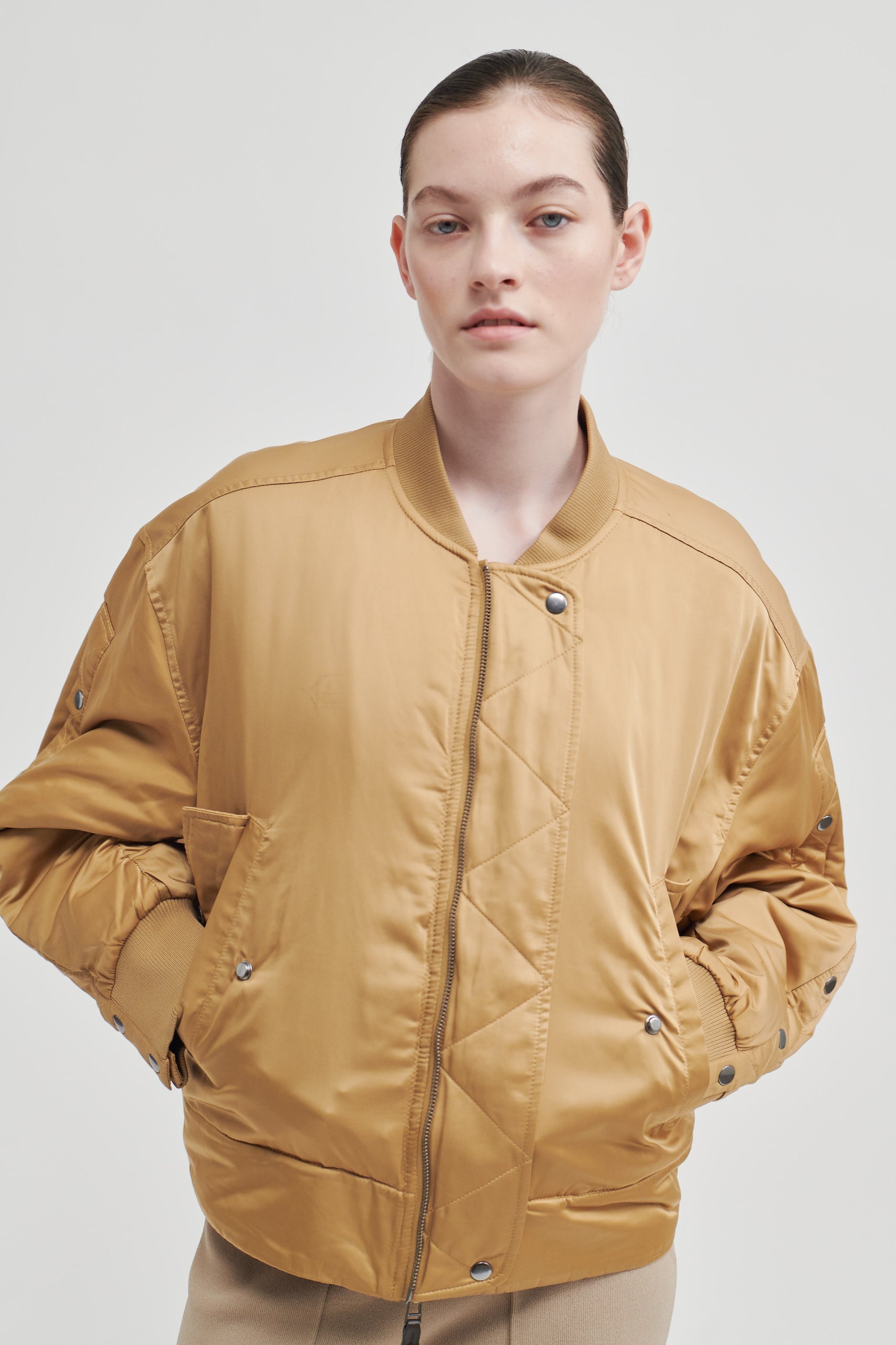 Bomber Cropped Jacket – secondfemale.com