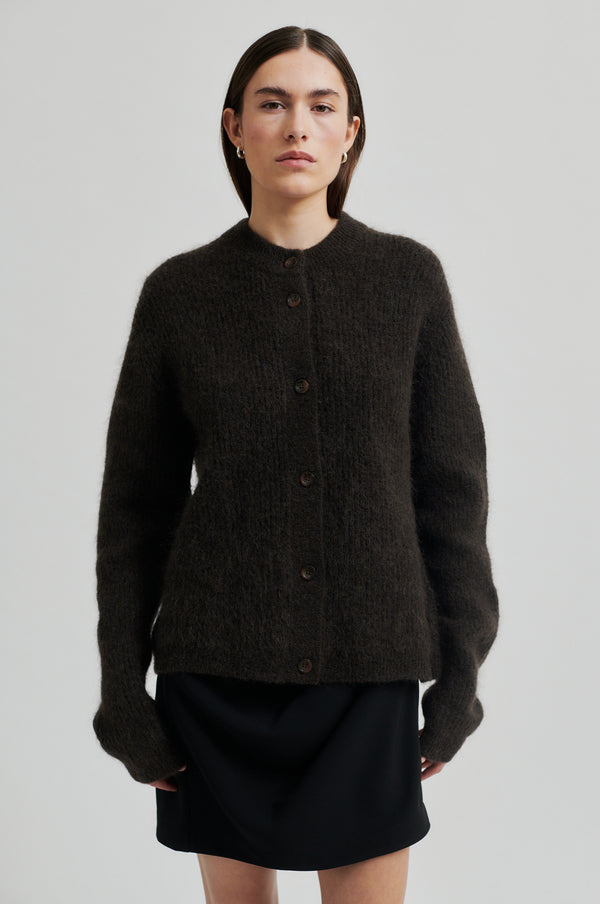 Brook Knit Rib Cardigan