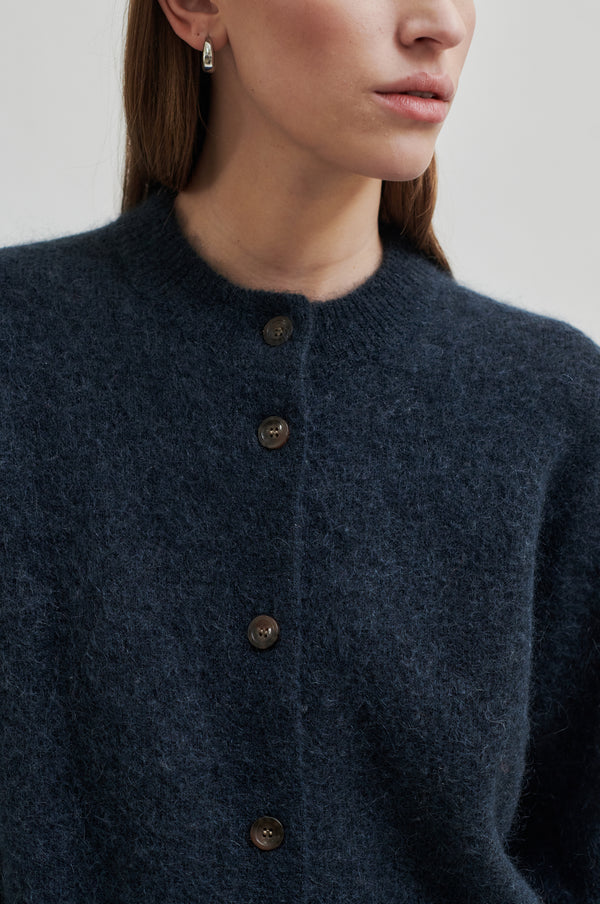 Brook Knit Plain Cardigan