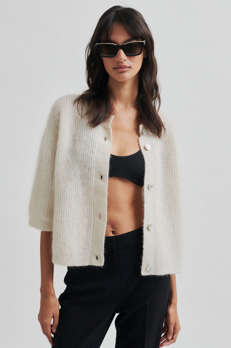 Andrea Knit Rib Cardigan