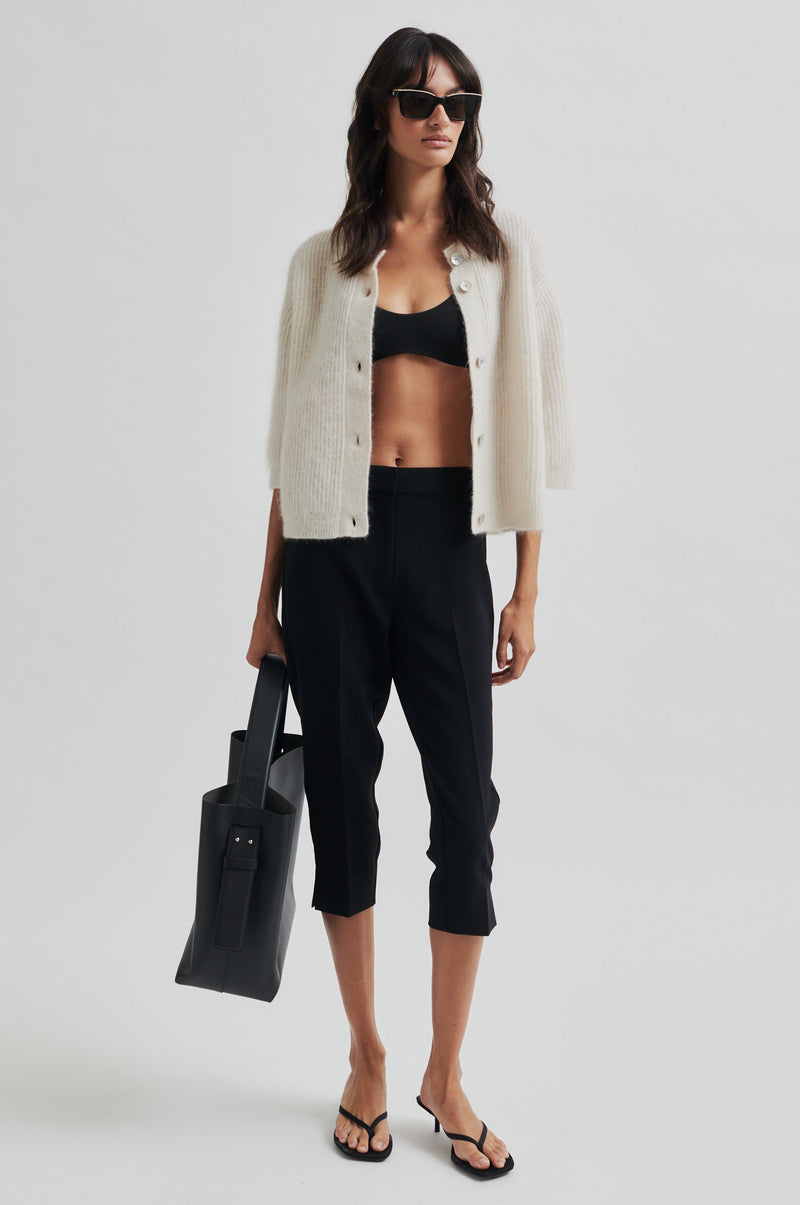 Andrea Knit Rib Cardigan