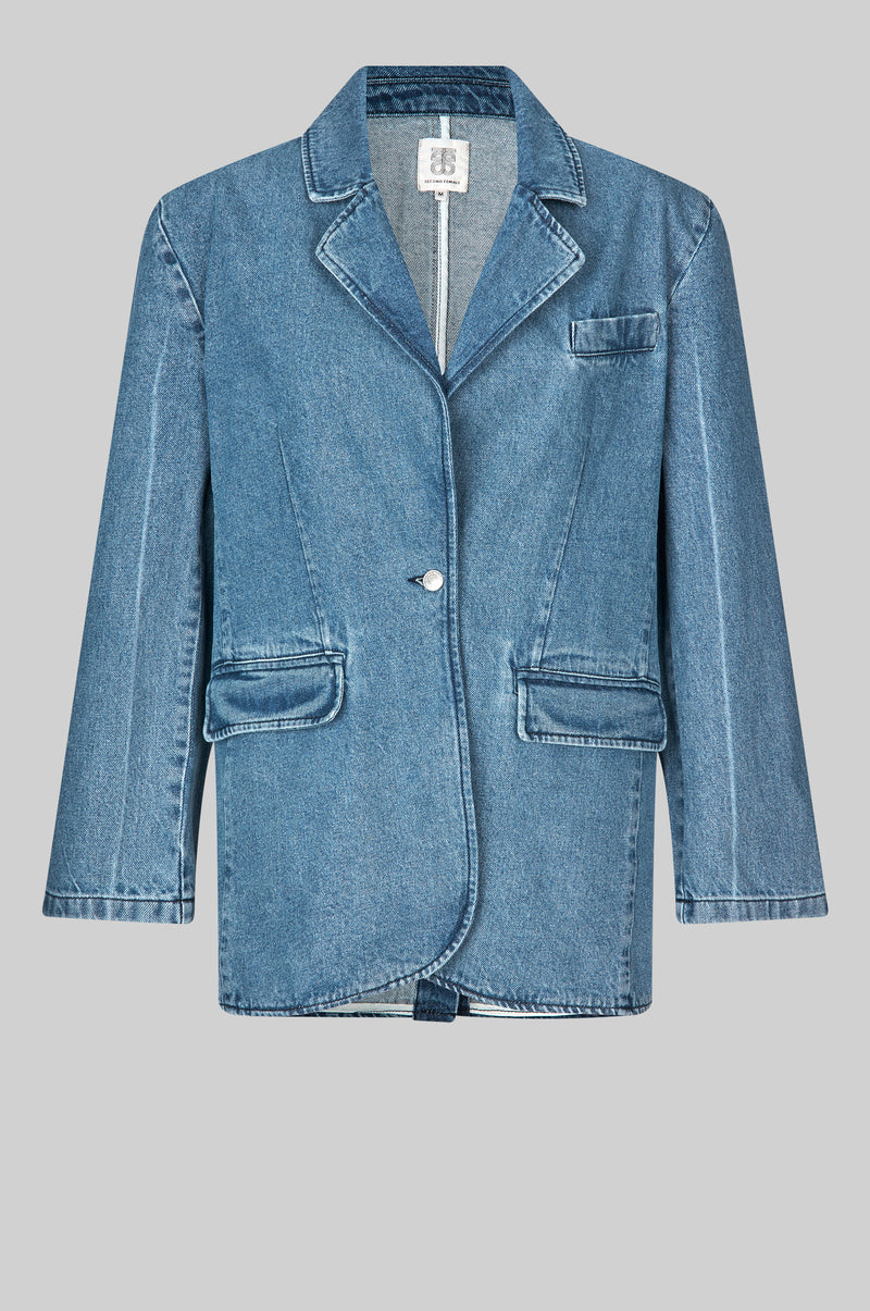 Everly Denim Blazer