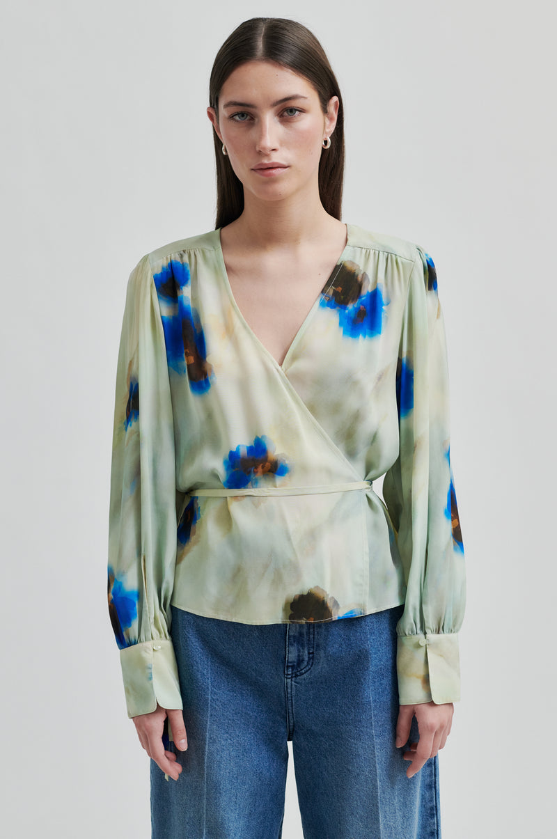 Thistle Wrap Blouse