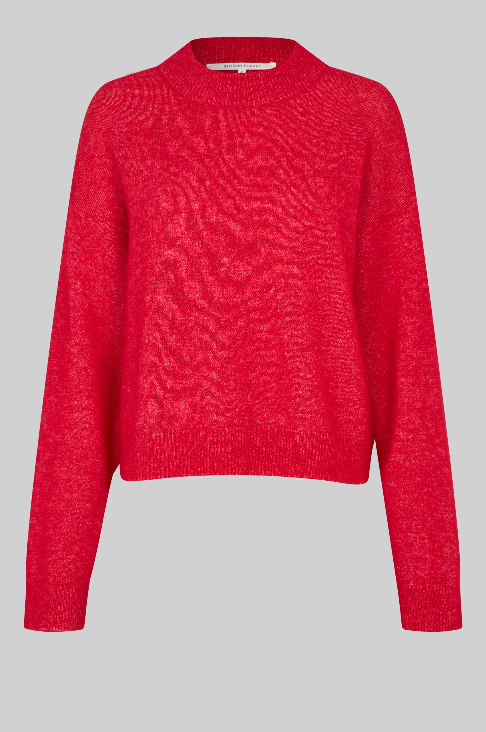 Brook Knit Drop Shoulder O-Neck – secondfemale.com