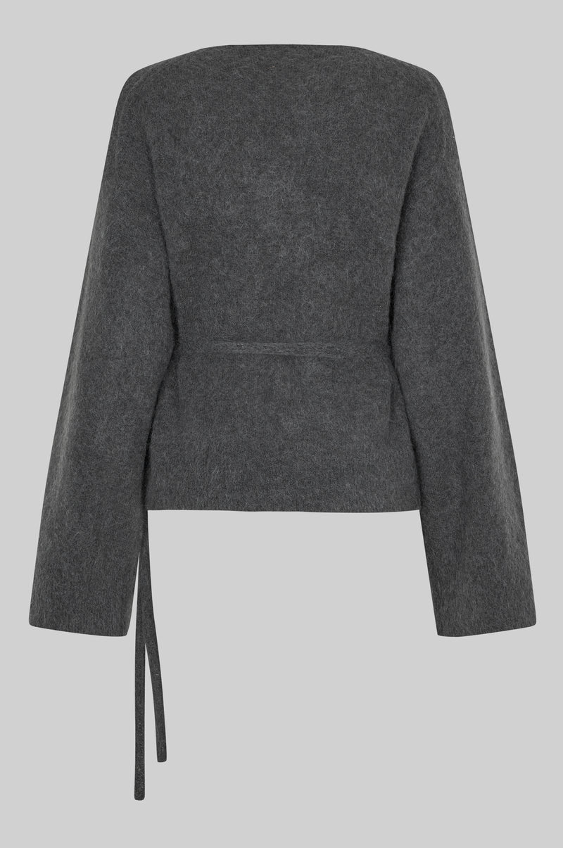 Brook Knit Wrap Cardigan – - Main Image