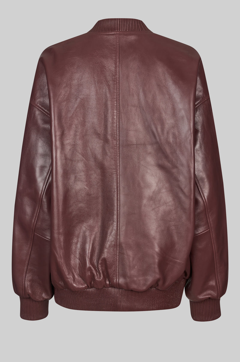 King Leather Bomber Jacket