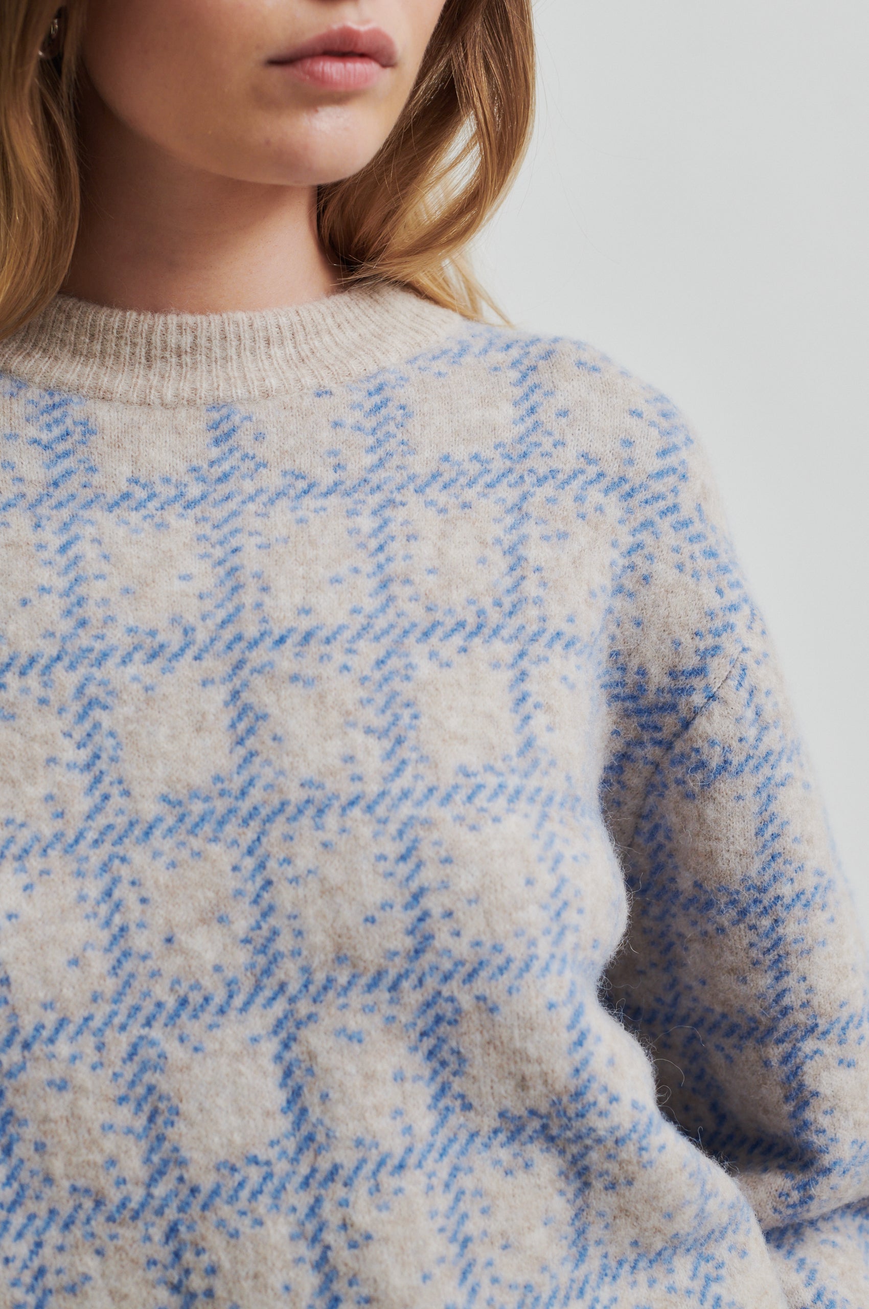 Lumignon ルミニョン love check summer knit op Lumignon original ♥ love check summer knit op 【レモン