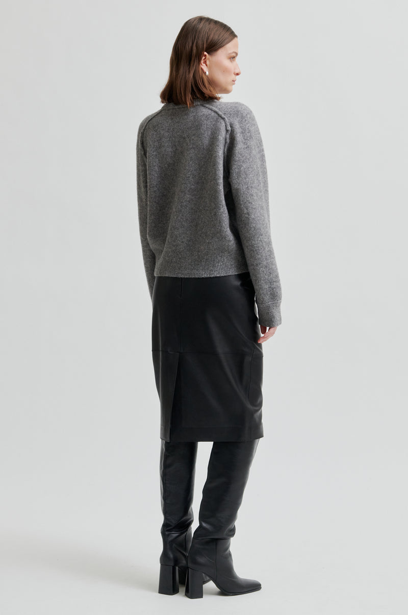 Aluna Bonded Leather Skirt
