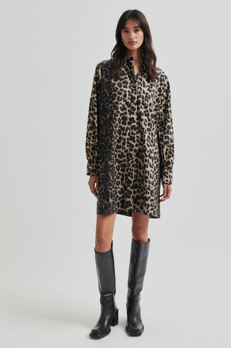 Leopard tunic dress hotsell