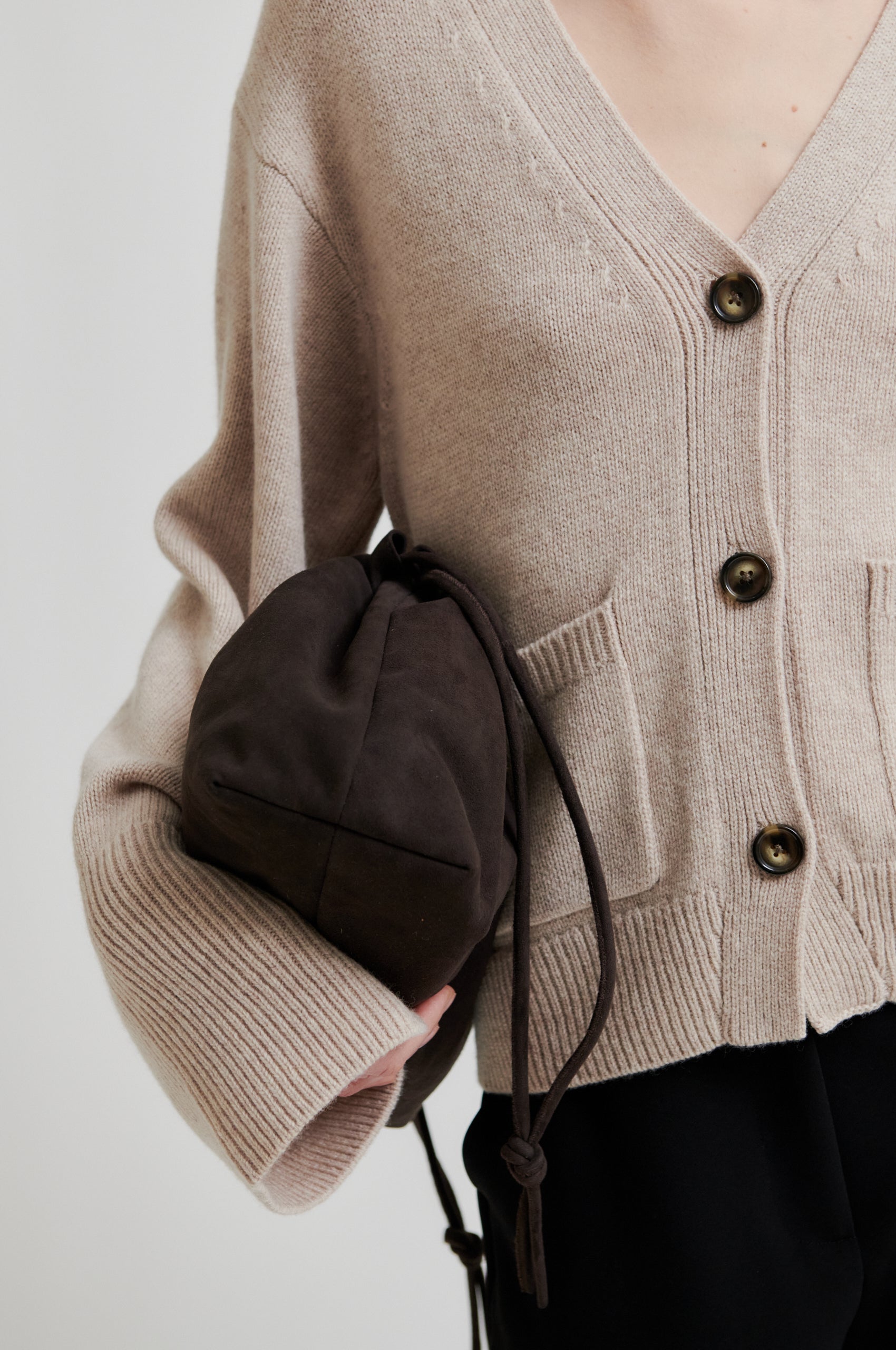 Alpha Knit Fitted Cardigan – secondfemale.com