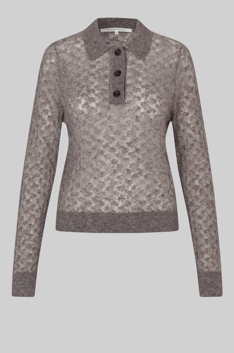 Vespa Knit LS Polo