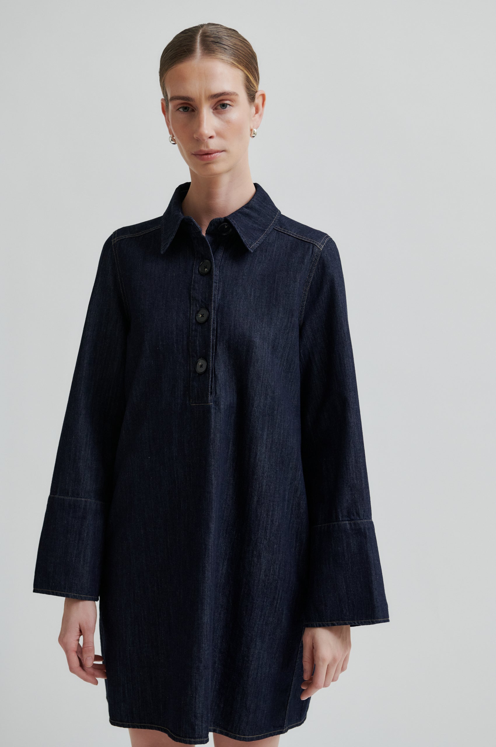 Dera Denim Tunic Dress –