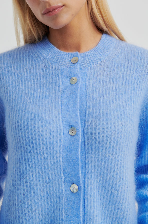 Andrea Knit Rib LS Cardigan