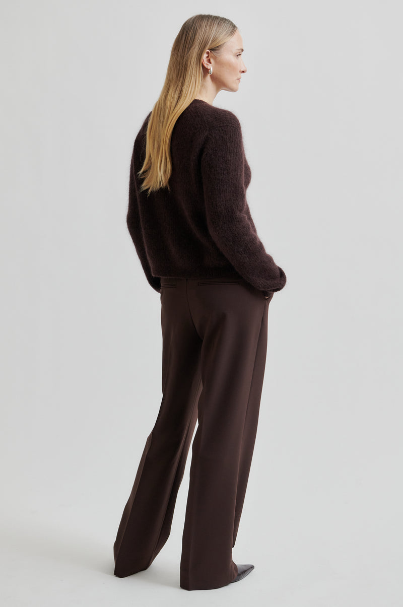 Andrea Knit Rib LS Cardigan