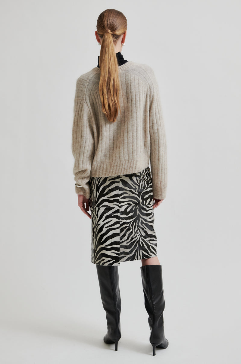 Seba Leather Skirt