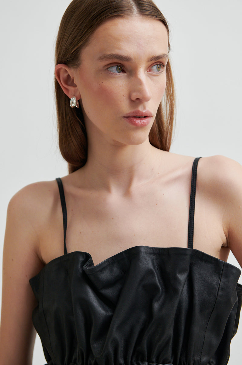 Cova Leather Top