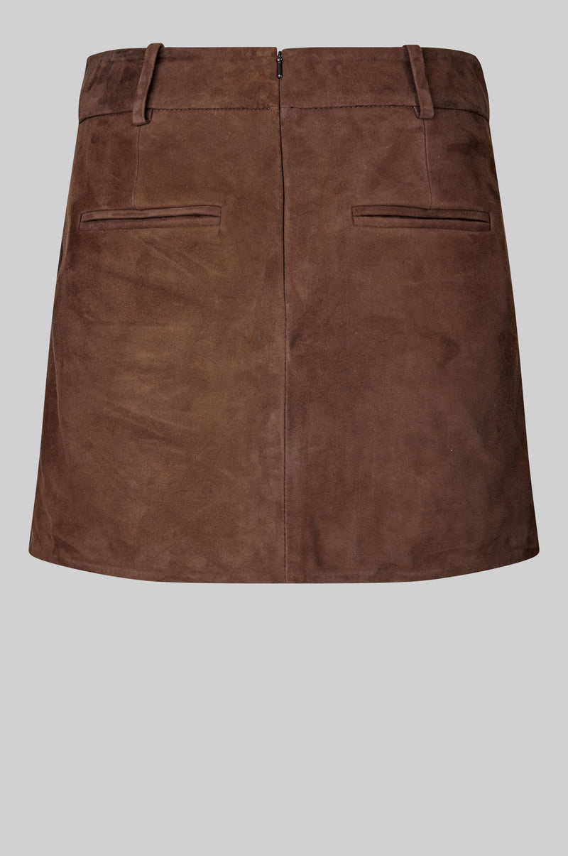 Noormie Suede Mini Skirt – - Main Image