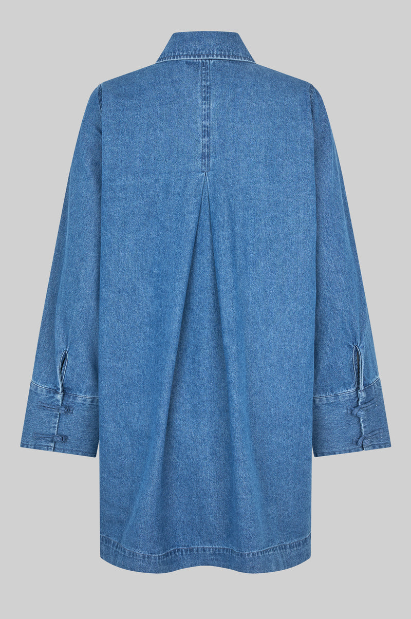Cornelia Denim Tunic Dress secondfemale.com Cornelia Denim Tunic Dress secondfemale.com