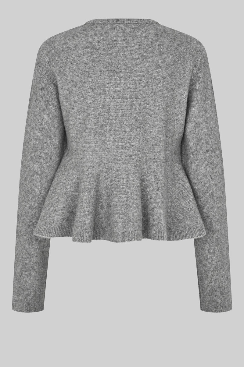 Hiva Peplum Knit Cardigan – secondfemale.com