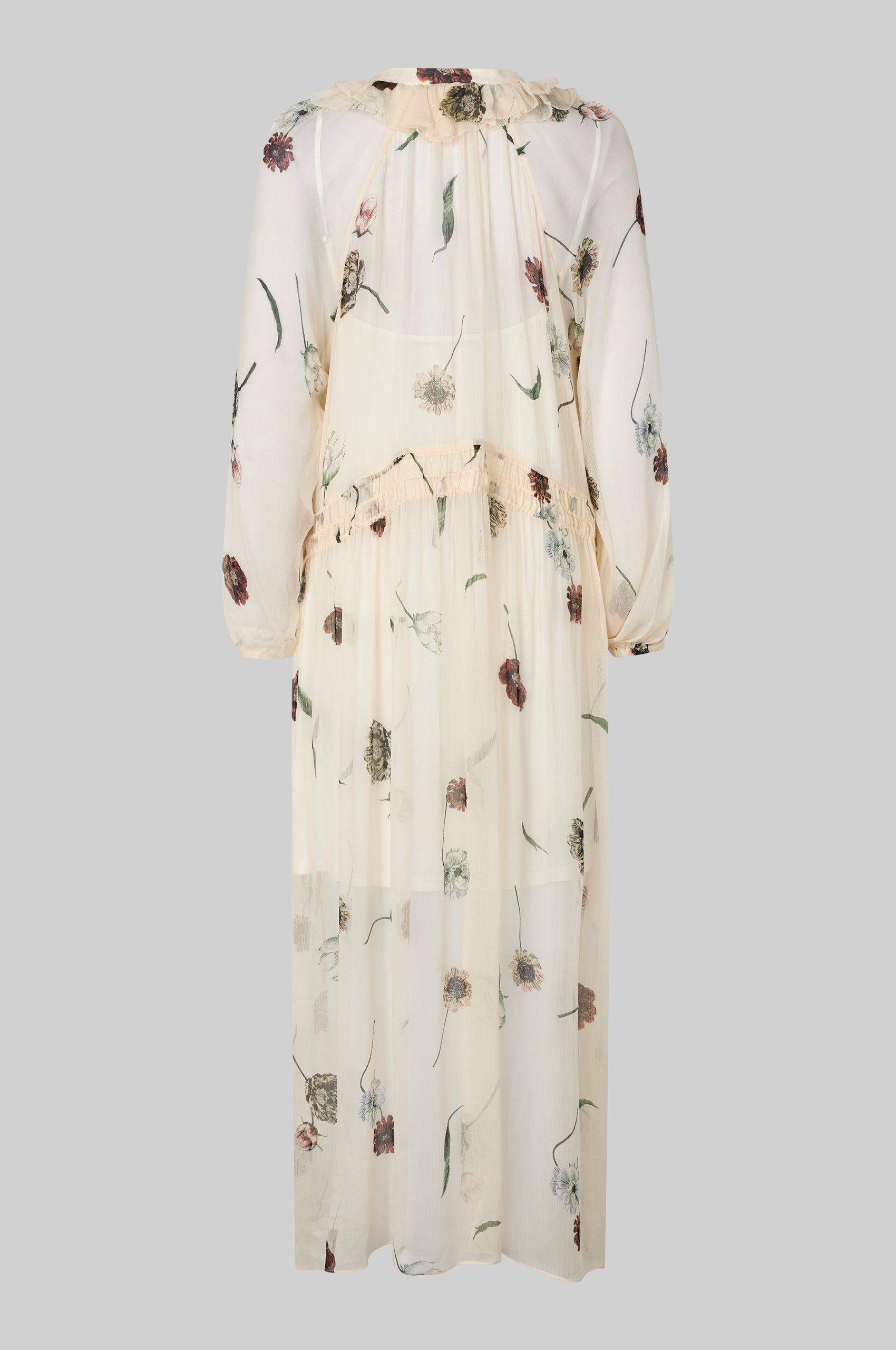 sachin and babi light blue dress UNIQLO X STUDIO Sanderson Ditsy Floral ButtonUp Chiffon Midi Dress Size  Medium $24.99 main image 1