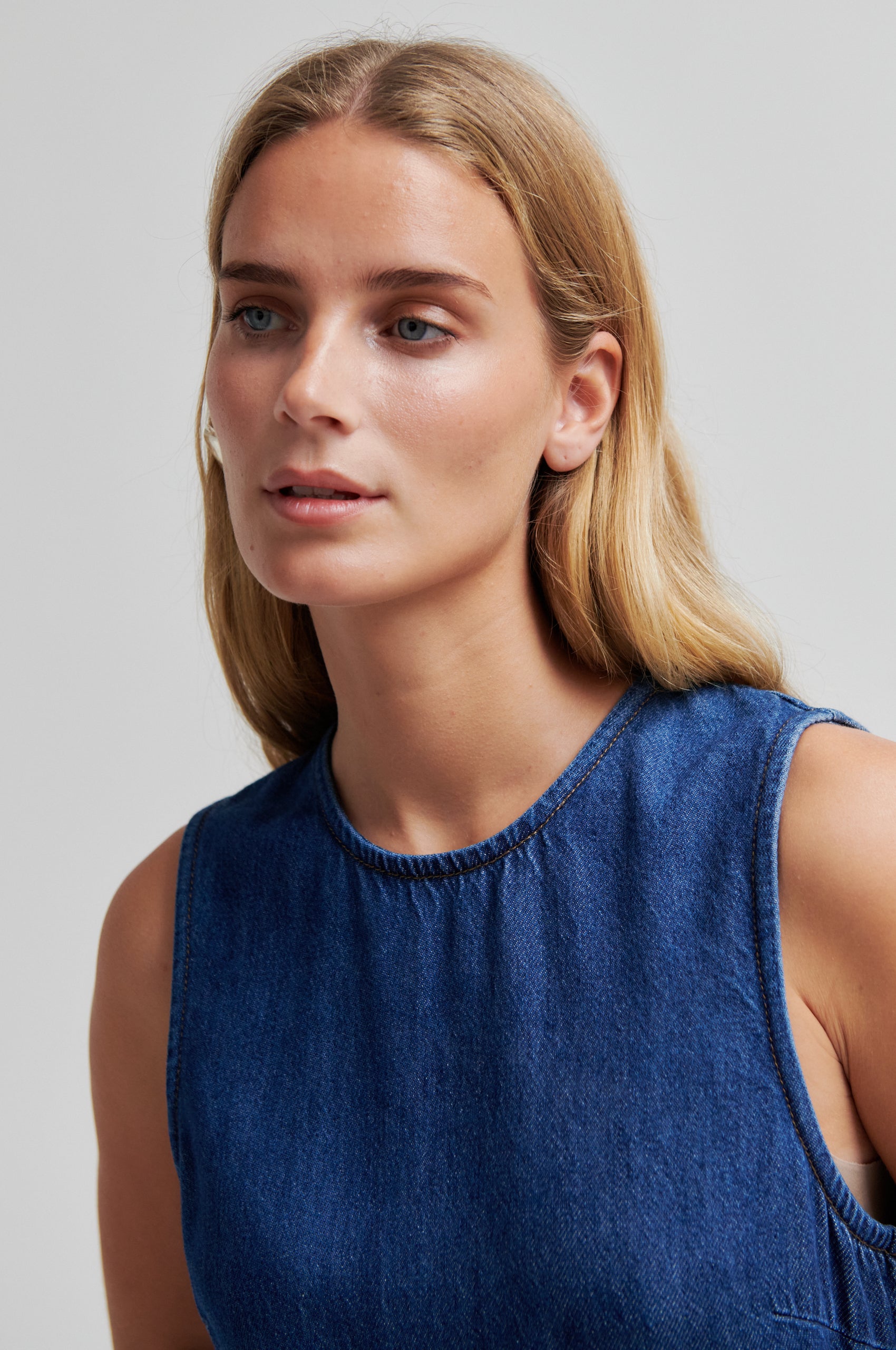 second female denim dress Denim dress Jeanie | blue... | Second Female