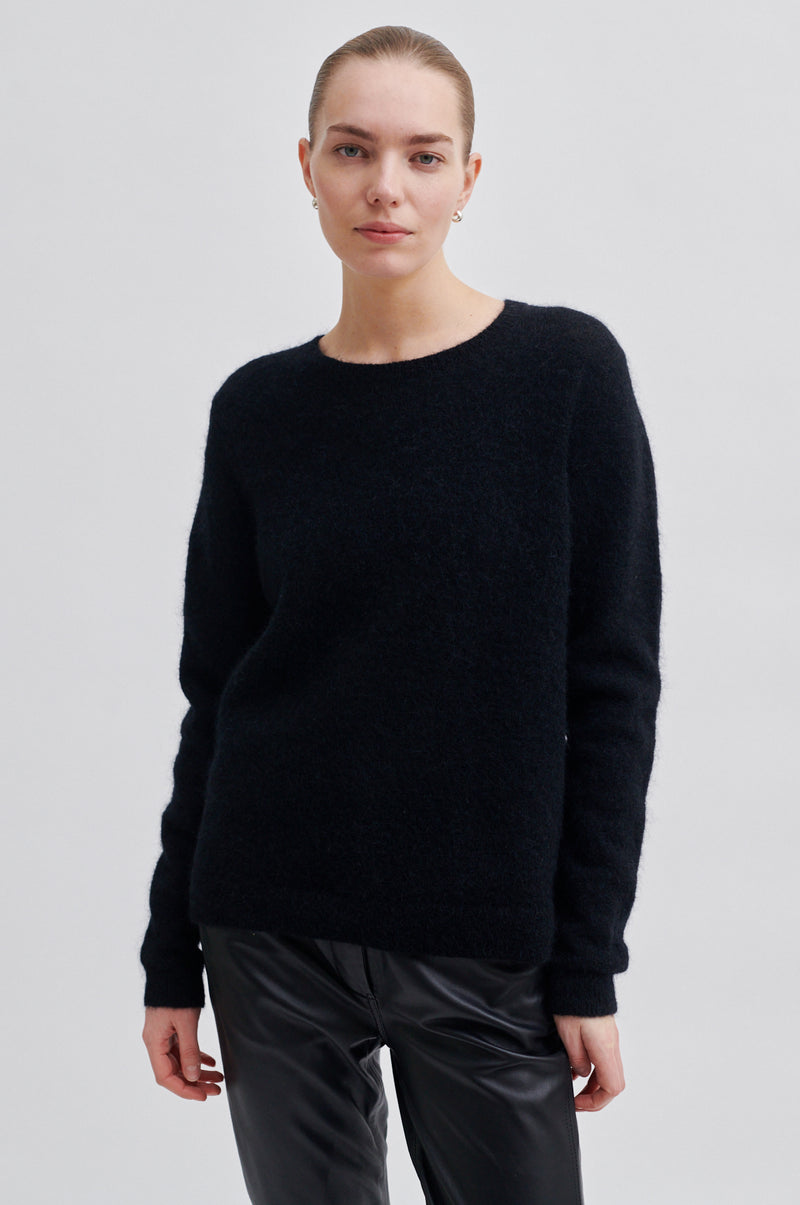 Brook Knit New O-Neck – - Main Image