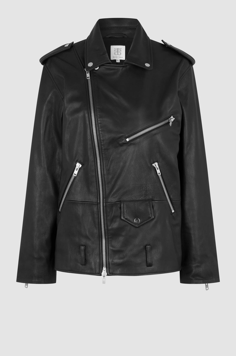 Rizzo Leather Biker Jacket